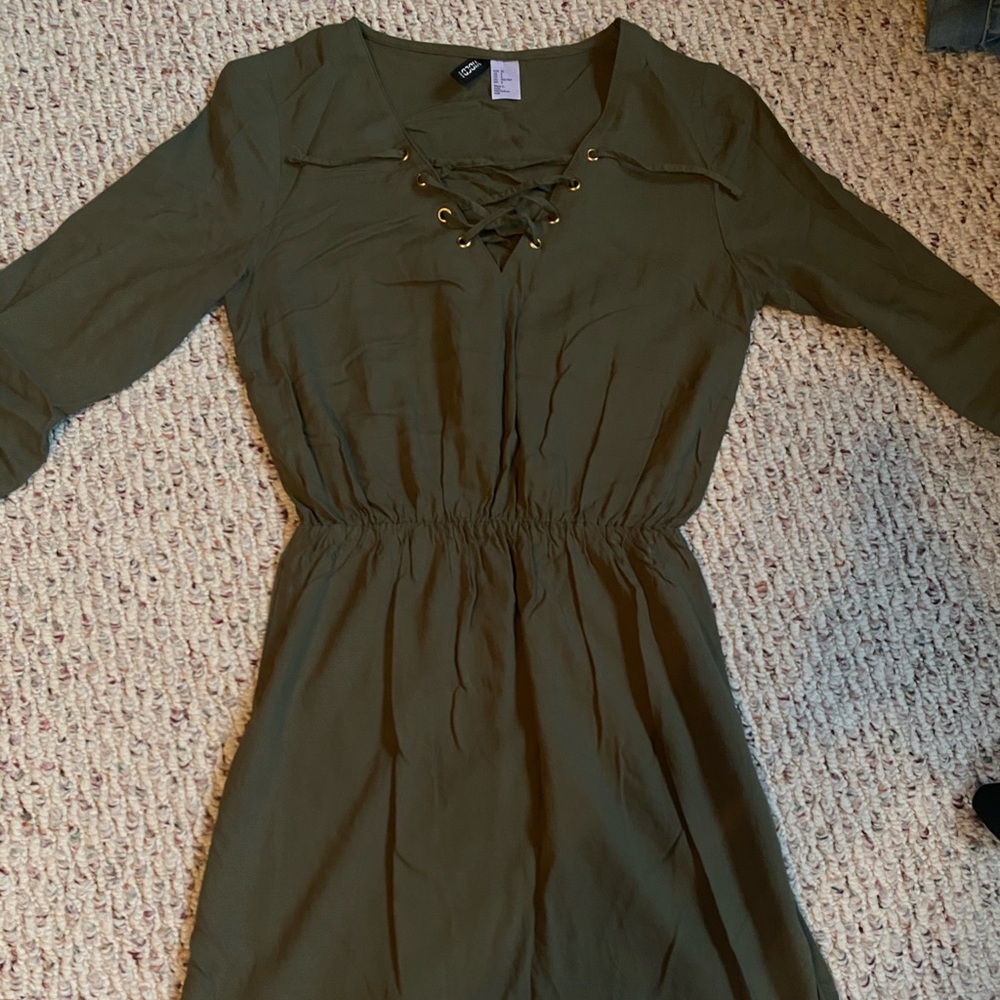 Army green dress